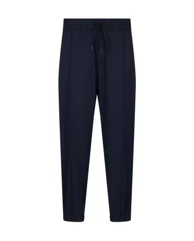 Pantalone uomo deep navy con dettaglio a piega | ARMANI EXCHANGE Pantalone uomo deep navy con dettaglio a piega | ARMANI EXCHANGE