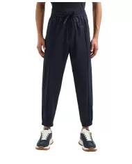 Pantalone uomo deep navy con dettaglio a piega | ARMANI EXCHANGE