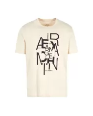T-Shirt uomo fog con logo stampato in contrasto | ARMANI EXCHANGE