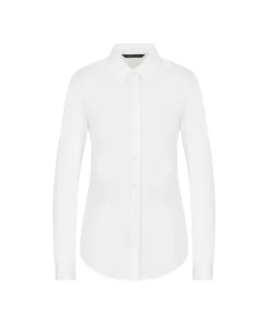 Camicia donna bianca con polsini alle maniche | ARMANI EXCHANGE Camicia donna bianca con polsini alle maniche | ARMANI EXCHANGE