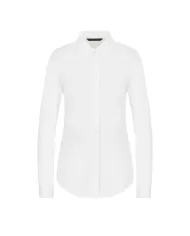 Camicia donna bianca con polsini alle maniche | ARMANI EXCHANGE Camicia donna bianca con polsini alle maniche | ARMANI EXCHANGE