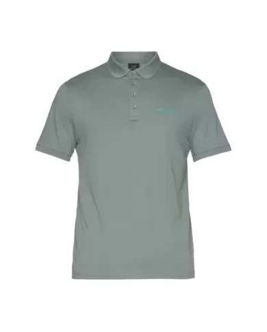 Polo uomo balsam green con logo in alto a destra | ARMANI EXCHANGE Polo uomo balsam green con logo in alto a destra | ARMANI EXCHANGE