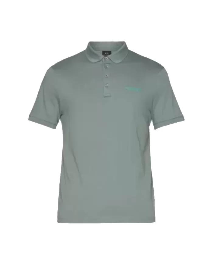 Polo uomo balsam green con logo in alto a destra | ARMANI EXCHANGE Polo uomo balsam green con logo in alto a destra | ARMANI EXCHANGE