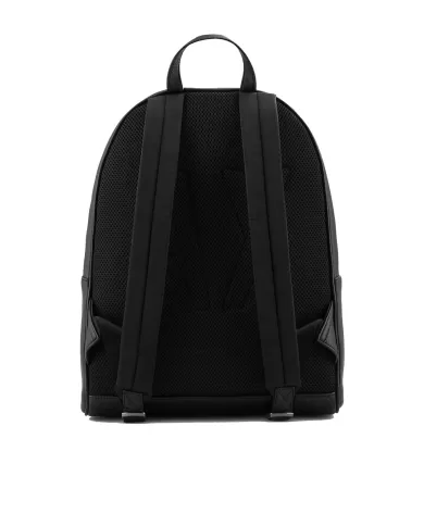 Zaino uomo nero con logo impresso | ARMANI EXCHANGE