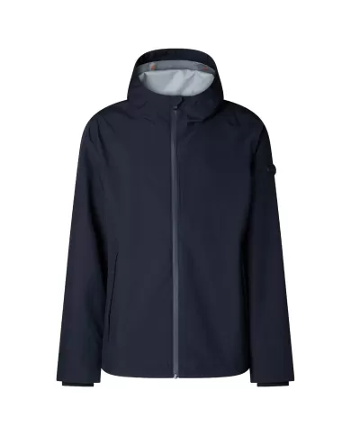 Giacca uomo blue black con coulisse da regolare | SAVE THE DUCK Giacca uomo blue black con coulisse da regolare | SAVE THE DUCK