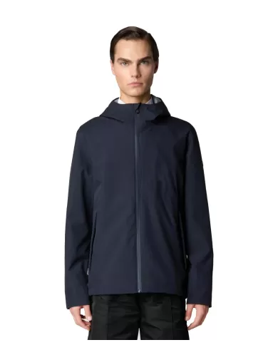 Giacca uomo blue black con coulisse da regolare | SAVE THE DUCK Giacca uomo blue black con coulisse da regolare | SAVE THE DUCK