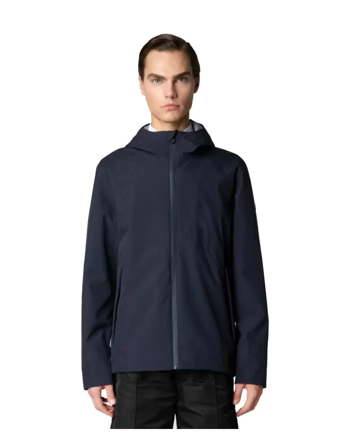 Giacca uomo blue black con coulisse da regolare | SAVE THE DUCK Giacca uomo blue black con coulisse da regolare | SAVE THE DUCK