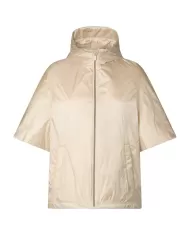 Giacca donna shore beige con cappuccio e logo patch | SAVE THE DUCK