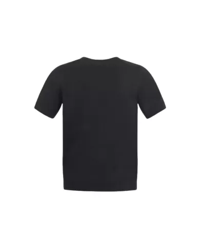 T-Shirt uomo nera con mini etichetta logata sul davanti | RICHMOND T-Shirt uomo nera con mini etichetta logata sul davanti | RICHMOND