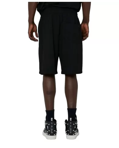 Bermuda uomo nere con coulisse e tasche ad ambo i lati | RICHMOND Bermuda uomo nere con coulisse e tasche ad ambo i lati | RICHMOND