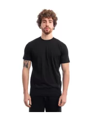 T-Shirt uomo nera con logo posteriore | RICHMOND