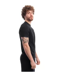 T-Shirt uomo nera con logo posteriore | RICHMOND