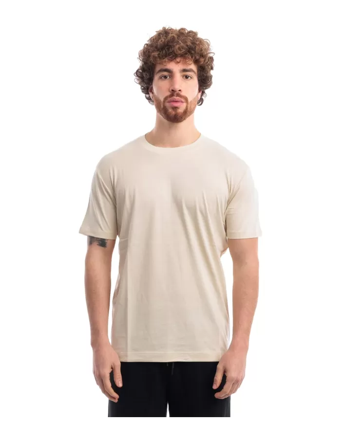 T-Shirt uomo latte con logo posteriore | RICHMOND T-Shirt uomo latte con logo posteriore | RICHMOND