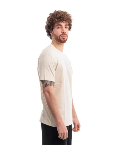 T-Shirt uomo latte con logo posteriore | RICHMOND T-Shirt uomo latte con logo posteriore | RICHMOND