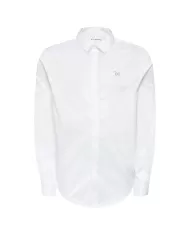 Camicia uomo bianca con bottoni e logo su petto | RICHMOND Camicia uomo bianca con bottoni e logo su petto | RICHMOND