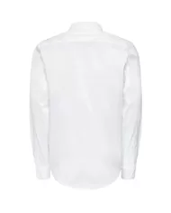 Camicia uomo bianca con bottoni e logo su petto | RICHMOND Camicia uomo bianca con bottoni e logo su petto | RICHMOND