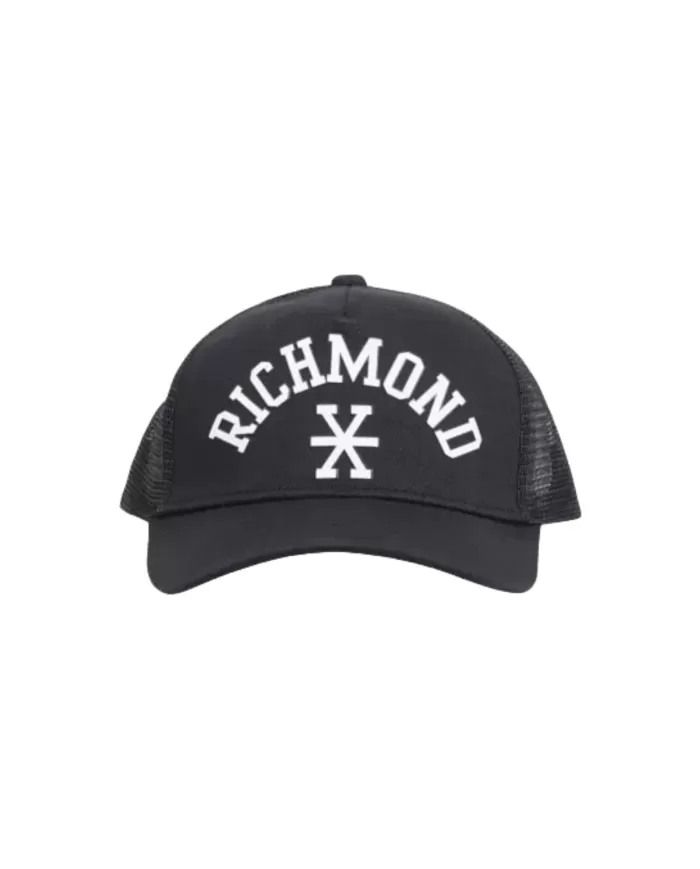 Cappello con visiera uomo nera con logo stampato | RICHMOND Cappello con visiera uomo nera con logo stampato | RICHMOND