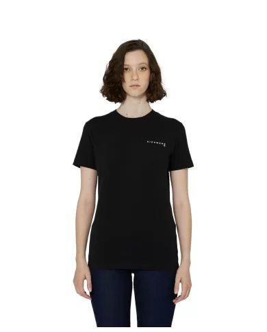 T-Shirt donna nera e off white con logo anteriore | RICHMOND T-Shirt donna nera e off white con logo anteriore | RICHMOND