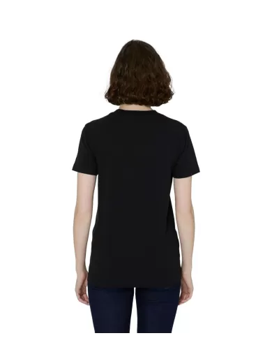 T-Shirt donna nera e off white con logo anteriore | RICHMOND T-Shirt donna nera e off white con logo anteriore | RICHMOND