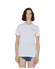 T-Shirt donna bianca e nera con logo anteriore | RICHMOND T-Shirt donna bianca e nera con logo anteriore | RICHMOND