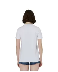 T-Shirt donna bianca e nera con logo anteriore | RICHMOND T-Shirt donna bianca e nera con logo anteriore | RICHMOND