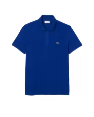 Polo uomo blu/azzurro in piqué con logo ricamato | LACOSTE Polo uomo blu/azzurro in piqué con logo ricamato | LACOSTE