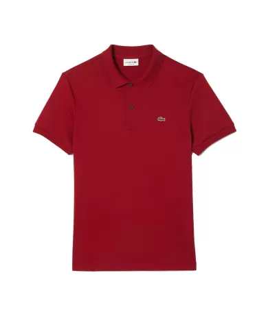 Polo uomo bordeaux con logo ricamato | LACOSTE Polo uomo bordeaux con logo ricamato | LACOSTE