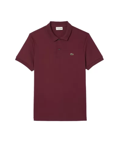 Polo uomo bordeaux con logo ricamato | LACOSTE Polo uomo bordeaux con logo ricamato | LACOSTE