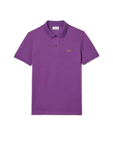 Polo uomo viola in piqué con ricamo logo | LACOSTE Polo uomo viola in piqué con ricamo logo | LACOSTE