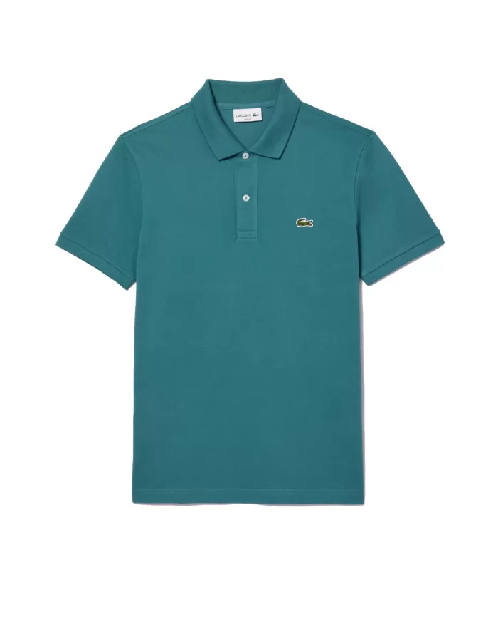 Polo uomo blu/azzurra in piqué con ricamo logo | LACOSTE Polo uomo blu/azzurra in piqué con ricamo logo | LACOSTE
