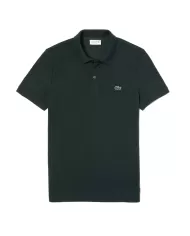 Polo uomo verde sinople in piqué con ricamo logo | LACOSTE Polo uomo verde sinople in piqué con ricamo logo | LACOSTE