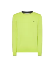 Maglia da uomo lime con logo ricamato | SUN68