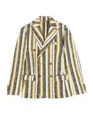 giacca blazer con motivo rigato multicolore da uomo | BOB giacca blazer con motivo rigato multicolore da uomo | BOB