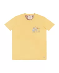 t-shirt sole da uomo con ricamo in contrasto | BOB