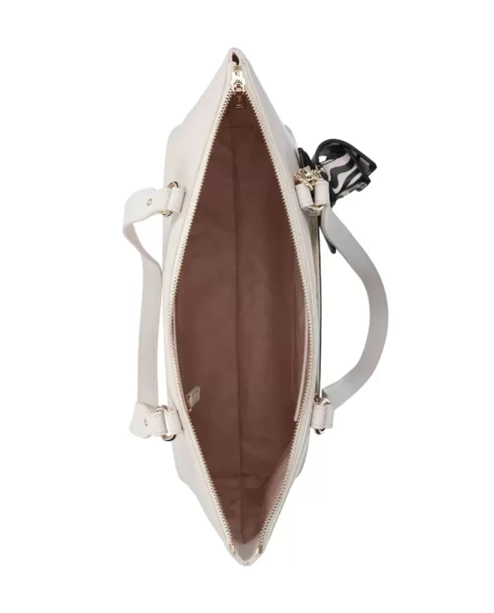 borsa da shopping true champagne da donna, effetto saffiano | LIU JO borsa da shopping true champagne da donna, effetto saffiano | LIU JO