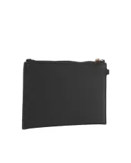 pochette nera da donna con effetto saffiano | LIU JO pochette nera da donna con effetto saffiano | LIU JO