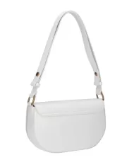 borsa off white da donna effetto spalmato con logo in metallo | LIU JO borsa off white da donna effetto spalmato con logo in metallo | LIU JO