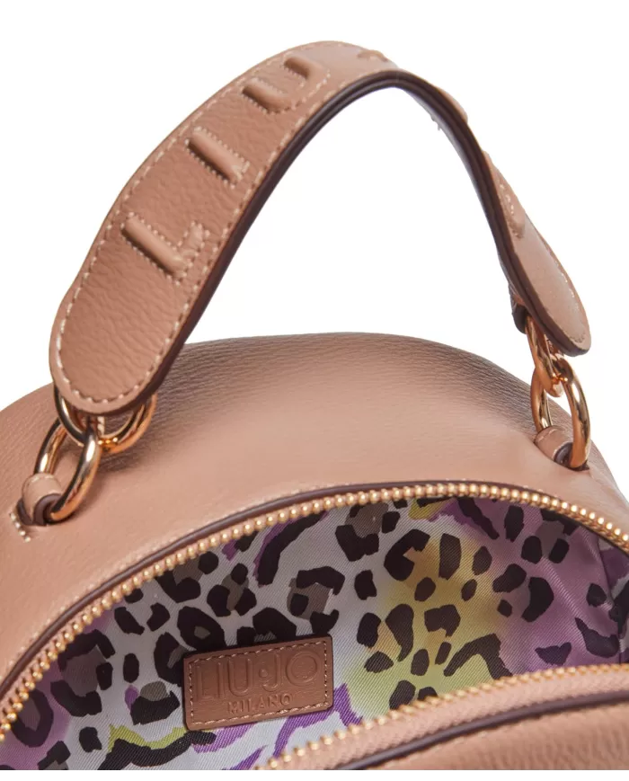 zaino teddy da donna in ecopelle con effetto bottalato | LIU JO zaino teddy da donna in ecopelle con effetto bottalato | LIU JO