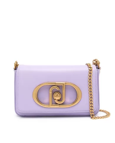 borsa glicine da donna con effetto spalmato e fibbia logata | LIU JO borsa glicine da donna con effetto spalmato e fibbia logata | LIU JO