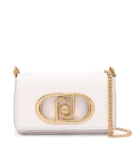 borsa off white da donna con effetto spalmato e fibbia logata | LIU JO
