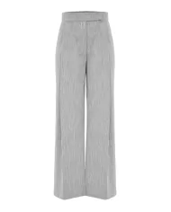 pantalone grigio/argento da donna con pinces e pieghe | KOCCA pantalone grigio/argento da donna con pinces e pieghe | KOCCA