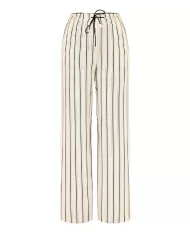 pantalone nero/avorio da donna con fantasia a righe | KOCCA pantalone nero/avorio da donna con fantasia a righe | KOCCA