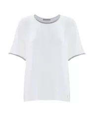 Blusa donna con taglio classico e rifiniture brillanti | KOCCA