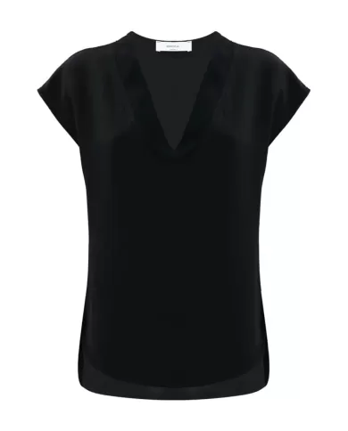 Blusa donna con scollo a v e maniche corte | KOCCA Blusa donna con scollo a v e maniche corte | KOCCA