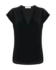 Blusa donna con scollo a v e maniche corte | KOCCA Blusa donna con scollo a v e maniche corte | KOCCA