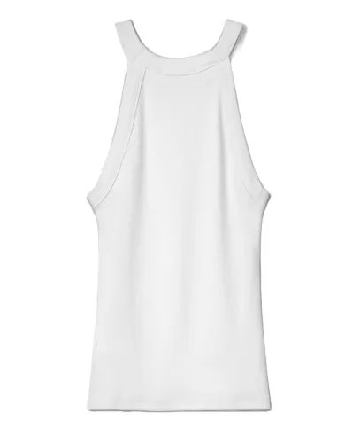 Canotta donna bianca con stampa siliconata | HINNOMINATE Canotta donna bianca con stampa siliconata | HINNOMINATE