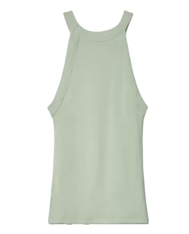 Canotta donna verde aloe con stampa siliconata | HINNOMINATE Canotta donna verde aloe con stampa siliconata | HINNOMINATE