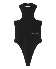 Body donna nero con stampa siliconata e collo a lupetto | HINNOMINATE Body donna nero con stampa siliconata e collo a lupetto | HINNOMINATE