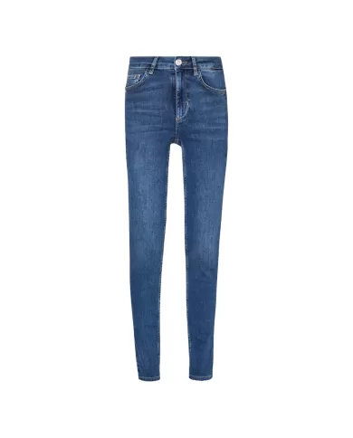 jeans donna denim blue a vita alta con gamba skinny | LIU JO jeans donna denim blue a vita alta con gamba skinny | LIU JO
