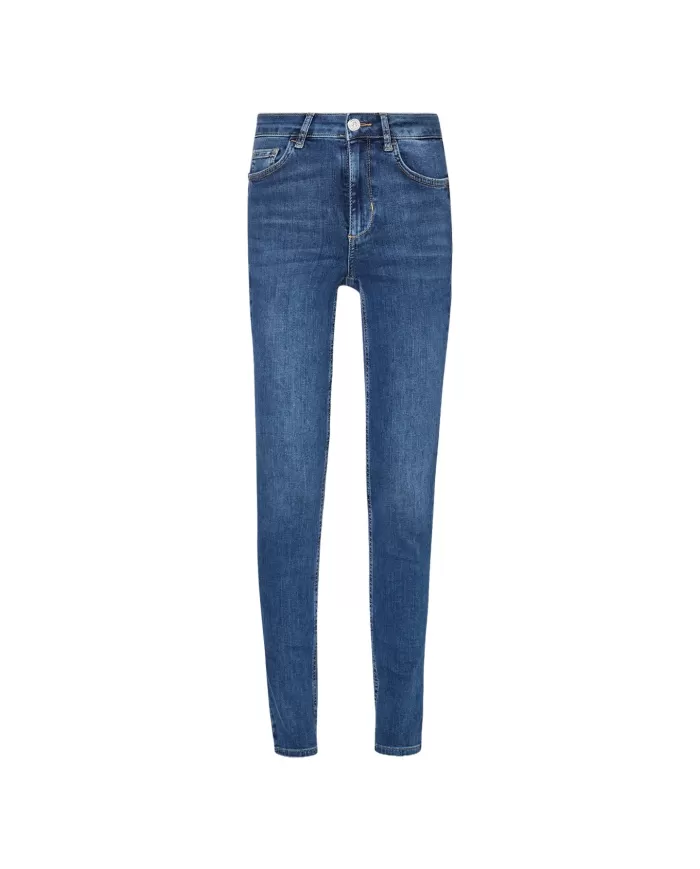 jeans donna denim blue a vita alta con gamba skinny | LIU JO jeans donna denim blue a vita alta con gamba skinny | LIU JO